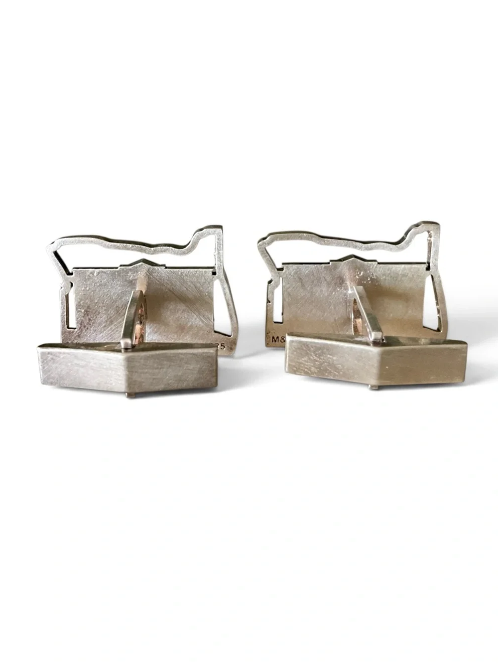 Portland Scottish Rite Temple Oregon Sterling Silver 925 Cufflinks Rare